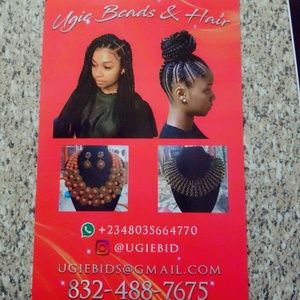 Book for your braids and feedings and twist